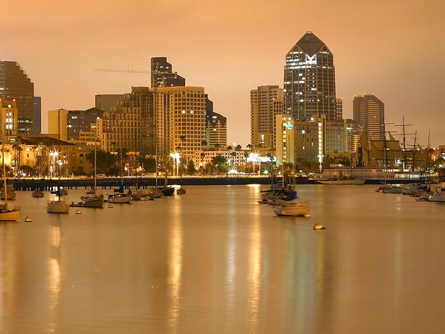 San Diego sky line