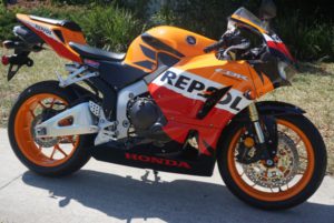 Sell Honda sport bike in Florida